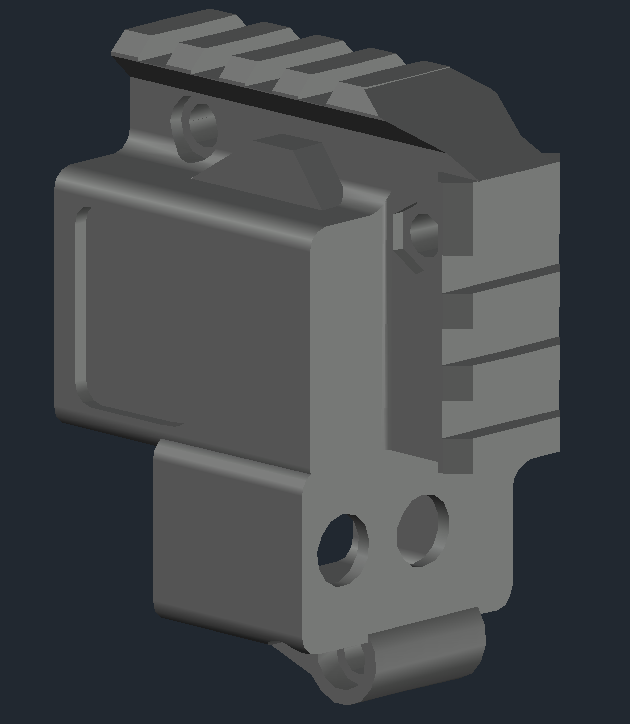 TIPX Universal Service Weapon Adapter - STL