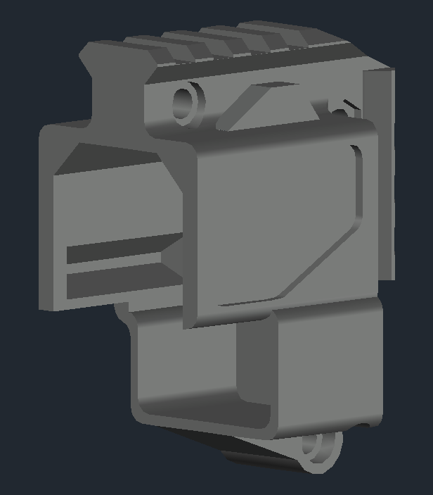 TIPX Universal Service Weapon Adapter - STL